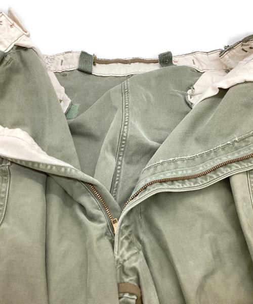 US ARMY（ユーエスアーミー）US ARMY (ユーエスアーミー) M-51フィールドパンツ /  56年製 / RAPIDジップ グリーン サイズ:Lの古着・服飾アイテム