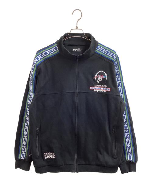 genzai（ゲンザイ）genzai (ゲンザイ) Hysteric Glamour (ヒステリックグラマー) トラックジャケット / GZ1195 ブラック サイズ:Lの古着・服飾アイテム