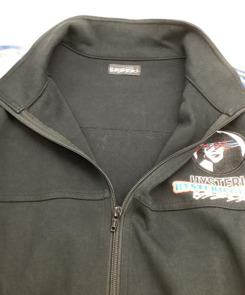 genzai（ゲンザイ）genzai (ゲンザイ) Hysteric Glamour (ヒステリックグラマー) トラックジャケット / GZ1195 ブラック サイズ:Lの古着・服飾アイテム