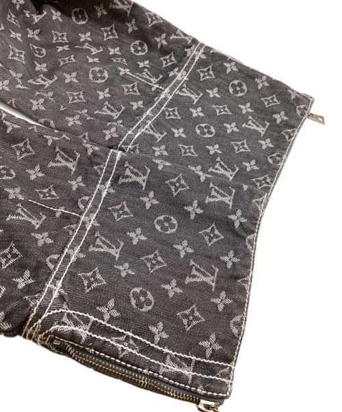 LOUIS VUITTON（ルイ ヴィトン）LOUIS VUITTON (ルイ ヴィトン) モノグラム クロップド デニムパンツ / RW071W WKPA03CF7 グレー サイズ:36の古着・服飾アイテム