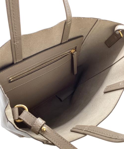 CELINE（セリーヌ）CELINE　 (セリーヌ) バーティカルカバ　2WAYスモールトートバッグ グレーの古着・服飾アイテム