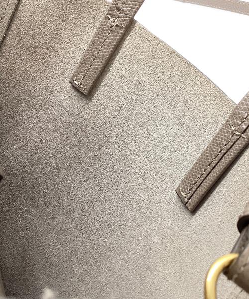 CELINE（セリーヌ）CELINE　 (セリーヌ) バーティカルカバ　2WAYスモールトートバッグ グレーの古着・服飾アイテム