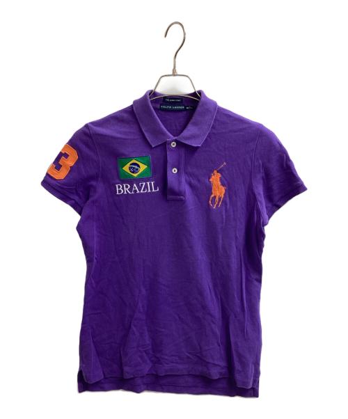 RALPH LAUREN（ラルフローレン）RALPH LAUREN (ラルフローレン) ビッグポニーポロシャツ パープル サイズ:Mの古着・服飾アイテム