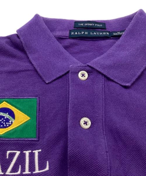 RALPH LAUREN（ラルフローレン）RALPH LAUREN (ラルフローレン) ビッグポニーポロシャツ パープル サイズ:Mの古着・服飾アイテム