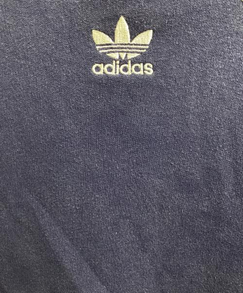 adidas（アディダス）adidas　 (アディダス) トレフォイルロゴスウェット / Trefoil logo sweatshirt / 銀タグ / 90s ネイビー サイズ:Lの古着・服飾アイテム