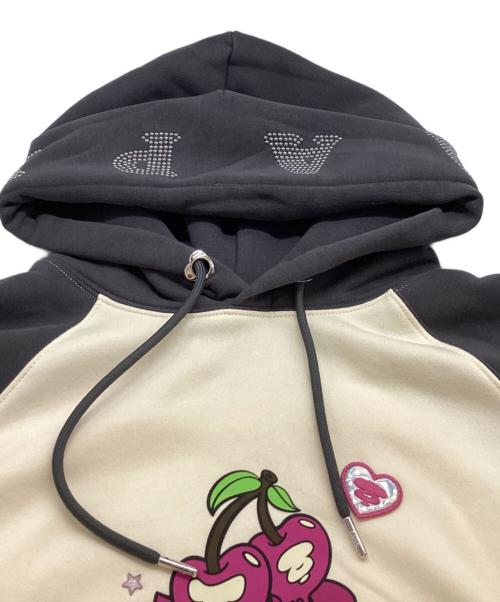 Aape BY A BATHING APE（エーエイプ バイ アベイシングエイプ）AAPE BY A BATHING APE (エーエイプ バイ アベイシングエイプ) カラーブロックパーカー / AAPSWWA386XXL グレー×ベージュ サイズ:XXSの古着・服飾アイテム