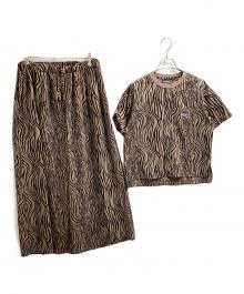 Thousand Mile（サウザンドマイル）の古着「ROOMY FLARE PANTS SET UP　/　TM231QP00032」｜ブラウン