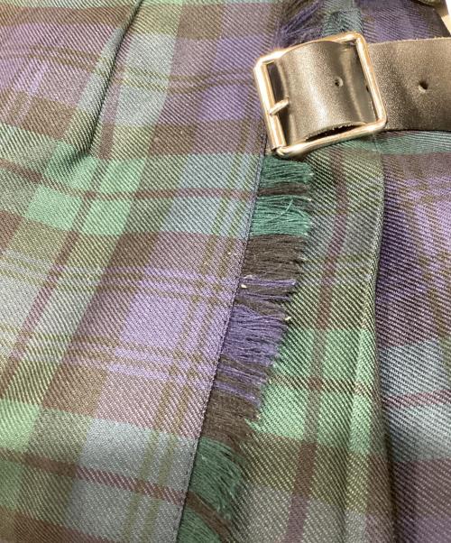 O'NEIL OF DUBLIN（オニールオブダブリン）O'NEIL OF DUBLIN (オニールオブダブリン) ラップスカート グリーン サイズ:36の古着・服飾アイテム