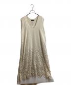 styling/スタイリング）の古着「kei shirahata エンブロイダリーワンピース / 16WF0231045」｜アイボリー