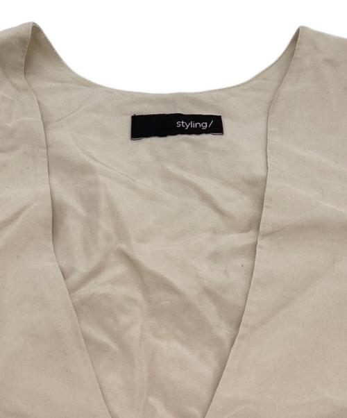 styling/（スタイリング）styling/ (スタイリング) kei shirahata エンブロイダリーワンピース / 16WF0231045 アイボリー サイズ:1の古着・服飾アイテム