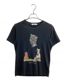 UNDERCOVER（アンダーカバー）の古着「Cat Dog Graphic Tee」｜ブラック