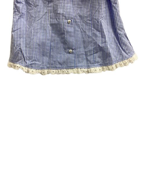 HEIHEI（ヘイヘイ）HEIHEI (ヘイヘイ) happyberry コラボブラウス ブルー サイズ:2の古着・服飾アイテム