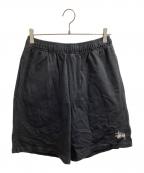 stussyステューシー）の古着「JERSEY SHORT / 112334」｜ブラック