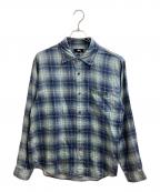 stussyステューシー）の古着「Matthew Printed Shirt　1110336」｜ブルー