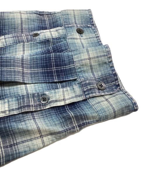 stussy（ステューシー）stussy (ステューシー) Matthew Printed Shirt　1110336 ブルー サイズ:Mの古着・服飾アイテム