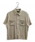 stussy（ステューシー）の古着「CRINKLED CHECK SS SHIRT  1110371」｜ベージュ