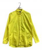 BALENCIAGAバレンシアガ）の古着「All Over Logo Button Down Shirt」｜イエロー