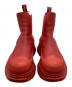 中古・古着 ALEXANDER McQUEEN トラックソールサイドゴアブーツ / Track sole side gore boots / Chunky chelsea boots / 634617 レッド サイズ:41：17000円
