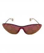 GUCCIグッチ）の古着「サングラス / GG0666S」｜ゴールド