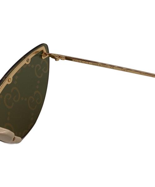 GUCCI（グッチ）GUCCI (グッチ) サングラス / GG0666S ゴールドの古着・服飾アイテム