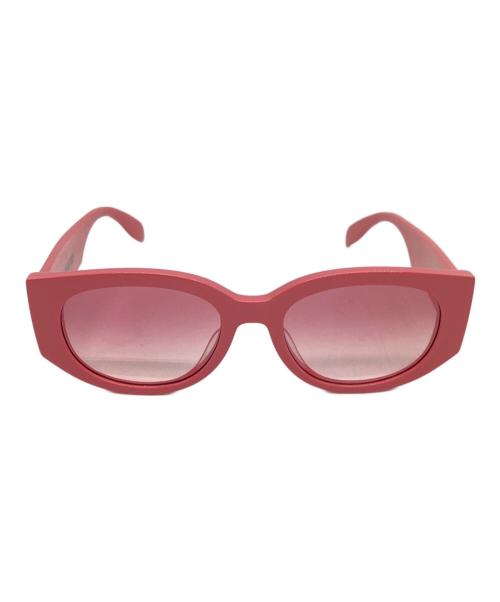 ALEXANDER McQUEEN（アレキサンダーマックイーン）ALEXANDER McQUEEN (アレキサンダーマックイーン) サングラス/AM0330S/SIZE 54□19-145 ピンク サイズ:SIZE 54□19-145の古着・服飾アイテム