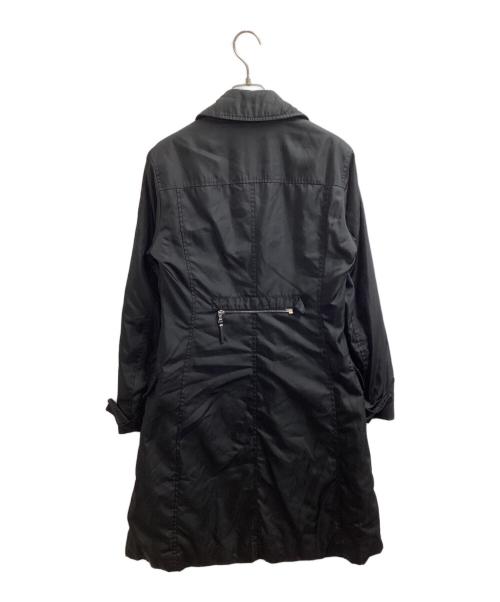 PRADA（プラダ）PRADA (プラダ) ナイロンステンカラーコート ブラック サイズ:38の古着・服飾アイテム