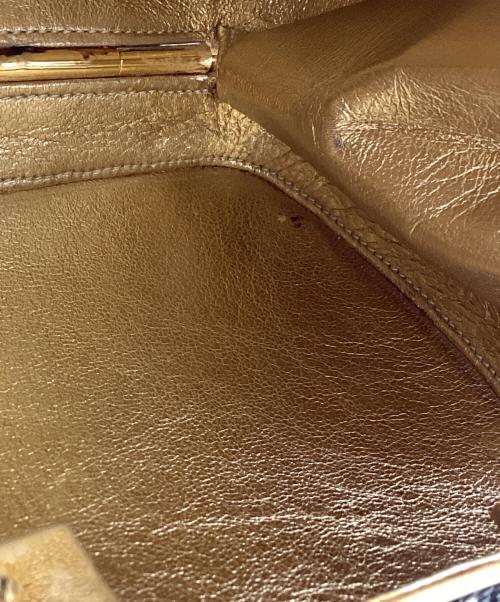 JUDITH LEIBER（ジュディス・ライバー）JUDITH LEIBER (ジュディス・ライバー) ラインストーンミニバッグ ゴールドの古着・服飾アイテム