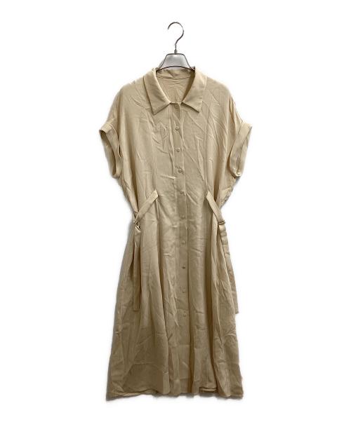 ICICLE（アイシクル）icicle (アイシクル) シルクワンピース　/　1231E202350134 ベージュ サイズ:34の古着・服飾アイテム