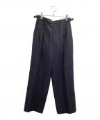 BLAMINKブラミンク）の古着「RESORT タックテーパードパンツ/7914-299-0362」｜ネイビー