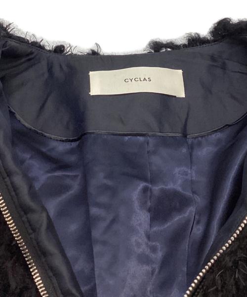 CYCLAS（シクラス）CYCLAS (シクラス) ノーカラーファージャケット / 1-06-05-2026 ブラック サイズ:34の古着・服飾アイテム