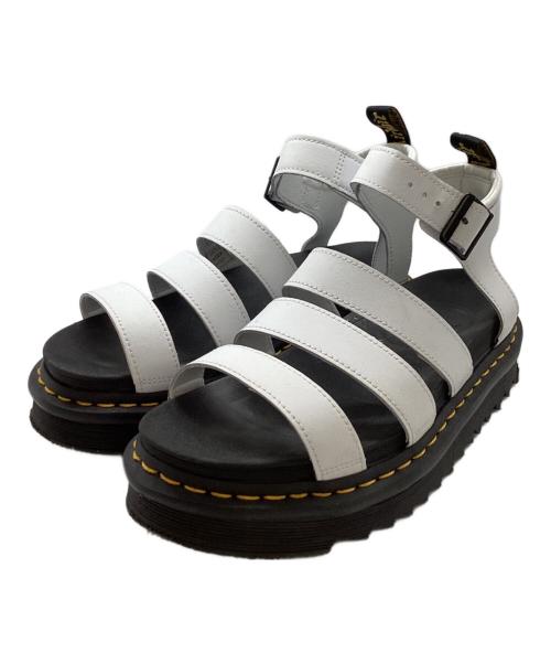 Dr.Martens（ドクターマーチン）Dr.Martens (ドクターマーチン) BLAIRE 厚底サンダル ホワイト サイズ:7の古着・服飾アイテム