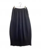 KANATAカナタ）の古着「プリーツワイドパンツ」｜ブラック