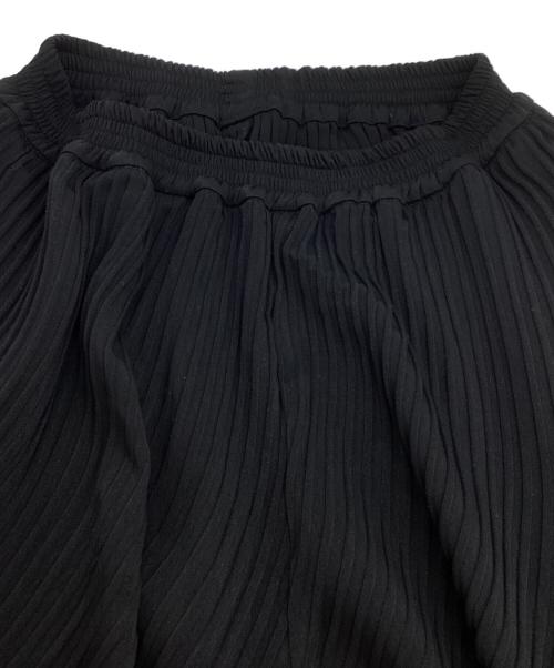 KANATA（カナタ）KANATA (カナタ) プリーツワイドパンツ ブラック サイズ:表記なしの古着・服飾アイテム