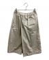 LAD MUSICIAN（ラッドミュージシャン）の古着「16SS CROPPED WIDE PANTS」｜ベージュ