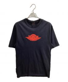 JORDAN（ジョーダン）の古着「RARE AIR WSH 85 SS CREW / ダメージT シャツ」｜ブラック
