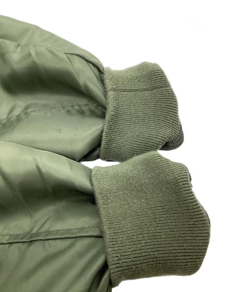 PORKCHOP GARAGE SUPPLY（ポークチョップガレージサプライ）PORKCHOP GARAGE SUPPLY (ポークチョップガレージサプライ) BOA COACH JKT / ボアコーチジャケット / In STATE岡山店5周年完全別注 オリーブ サイズ:XLの古着・服飾アイテム