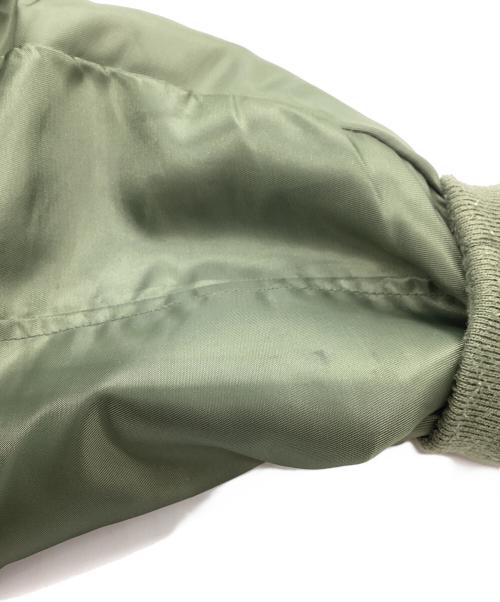 PORKCHOP GARAGE SUPPLY（ポークチョップガレージサプライ）PORKCHOP GARAGE SUPPLY (ポークチョップガレージサプライ) BOA COACH JKT / ボアコーチジャケット / In STATE岡山店5周年完全別注 オリーブ サイズ:XLの古着・服飾アイテム