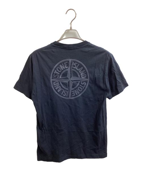 STONE ISLAND（ストーンアイランド）STONE ISLAND (ストーンアイランド) Logo-PrintT-Shirt　/　81152NS81 ネイビー サイズ:Mの古着・服飾アイテム