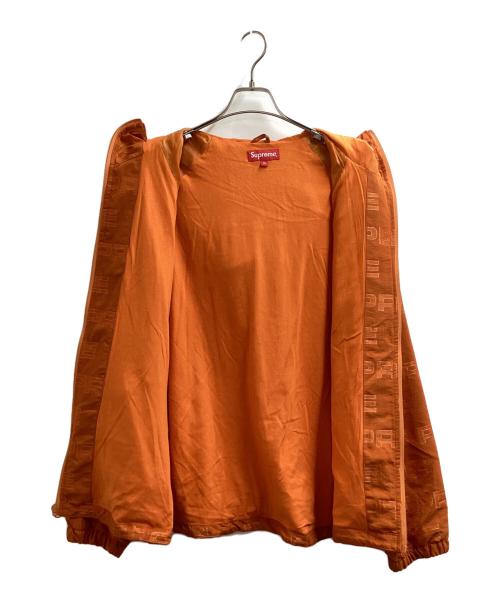 SUPREME（シュプリーム）SUPREME (シュプリーム) 21AW / Logo Ripstop Hooded Track Jacket / ロゴリップストップフーデットトラックジャケット オレンジ サイズ:XLの古着・服飾アイテム
