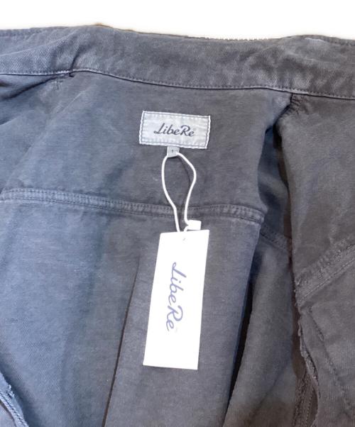 LIBERE（リベーレ）LIBERE (リベーレ) LOGO PRINT DENIM JACKET / 195103S ブラック サイズ:1の古着・服飾アイテム