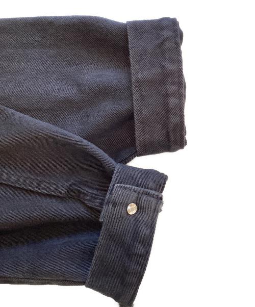 LIBERE（リベーレ）LIBERE (リベーレ) LOGO PRINT DENIM JACKET / 195103S ブラック サイズ:1の古着・服飾アイテム