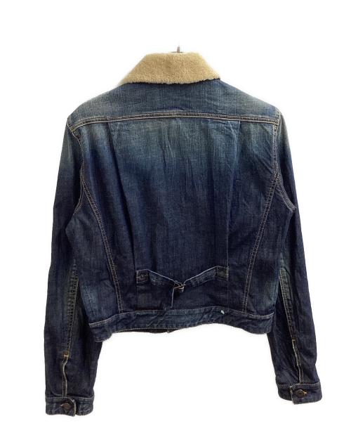 DSQUARED2（ディースクエアード）DSQUARED2 (ディースクエアード) Teddy Boy刺繍デニムジャケット ブルー サイズ:44の古着・服飾アイテム