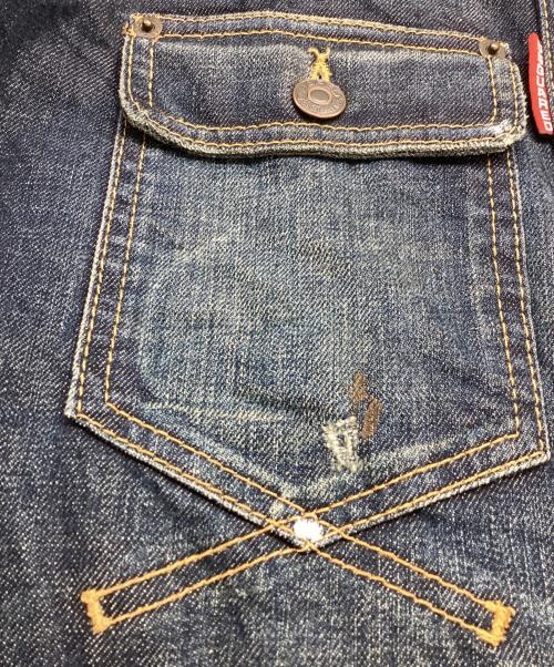 DSQUARED2（ディースクエアード）DSQUARED2 (ディースクエアード) Teddy Boy刺繍デニムジャケット ブルー サイズ:44の古着・服飾アイテム