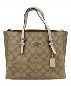 COACHコーチ）の古着「モリー トート 25 / C4250」｜ベージュ