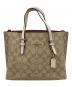 COACH（コーチ）の古着「モリー トート 25 / C4250」｜ベージュ