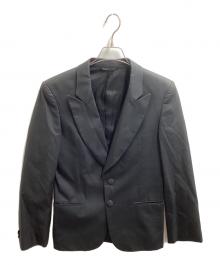 BALENCIAGA（バレンシアガ）の古着「ピークドラペル2Bジャケット / 174166 / ニコラ期」｜ブラック