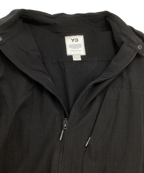 Y-3（ワイスリー）Y-3 (ワイスリー) CLASSIC LIGHT RIPSTOP OVERSHIRT / クラシックライトリップストップオーバーシャ​​ツ / GV4224 ブラック サイズ:Mの古着・服飾アイテム