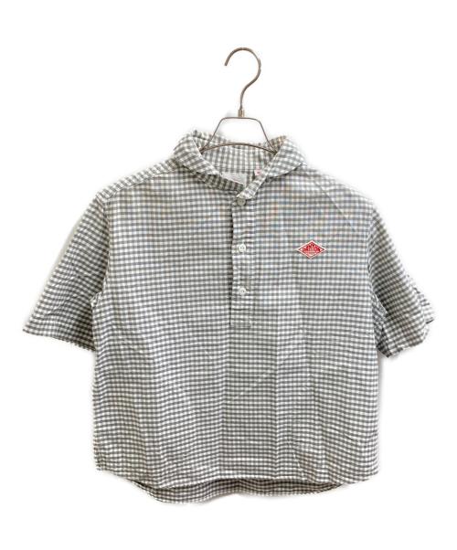 DANTON（ダントン）DANTON (ダントン) 丸襟半袖シャツ グレー サイズ:36の古着・服飾アイテム