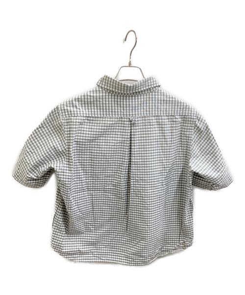 DANTON（ダントン）DANTON (ダントン) 丸襟半袖シャツ グレー サイズ:36の古着・服飾アイテム