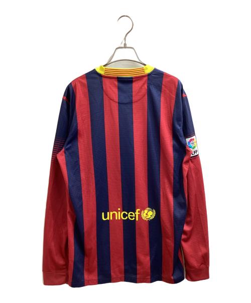 NIKE（ナイキ）NIKE (ナイキ) ゲームシャツ / 547926-413 / FCバルセロナ 13/14 HOME / Fc Barcelona レッド×ネイビー サイズ:Mの古着・服飾アイテム